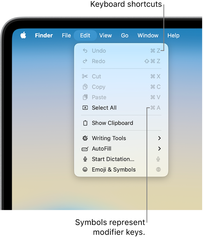macOS Tahoe 官方多图快捷键教程:截图、表情、窗口平铺和常用组合键