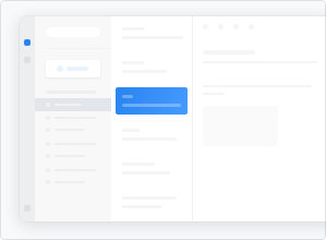 Foxmail for Mac 官方功能图:多邮箱界面