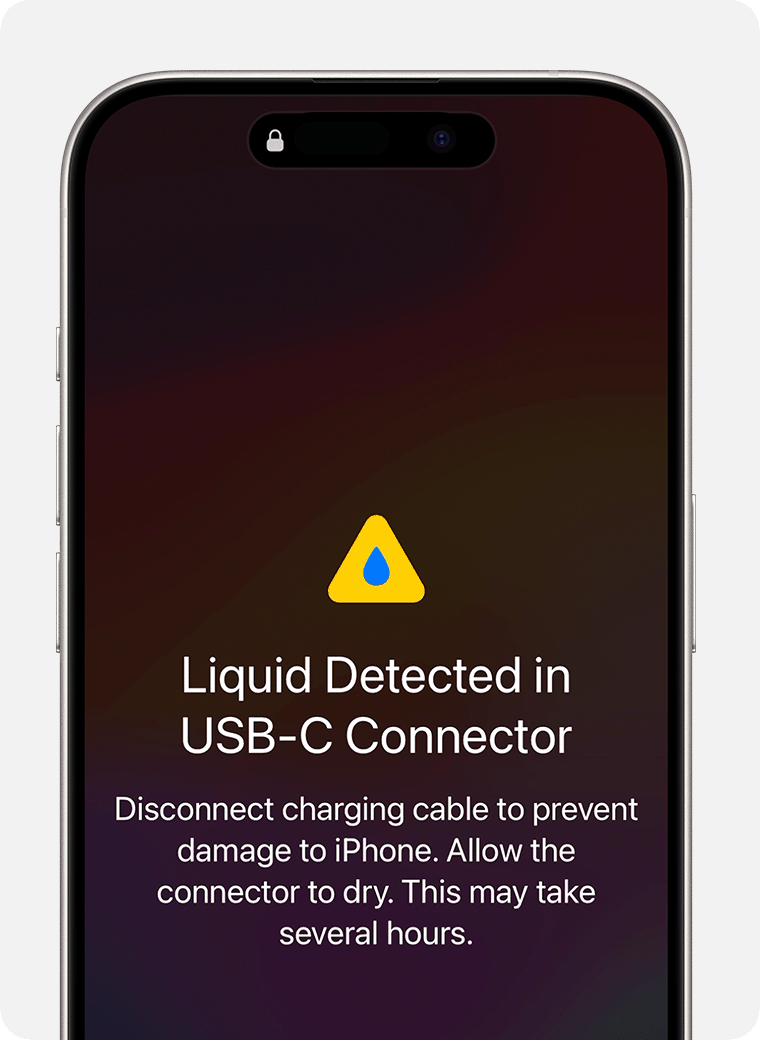 iPhone 出现“液体检测”提醒怎么办?正确处理方式整理