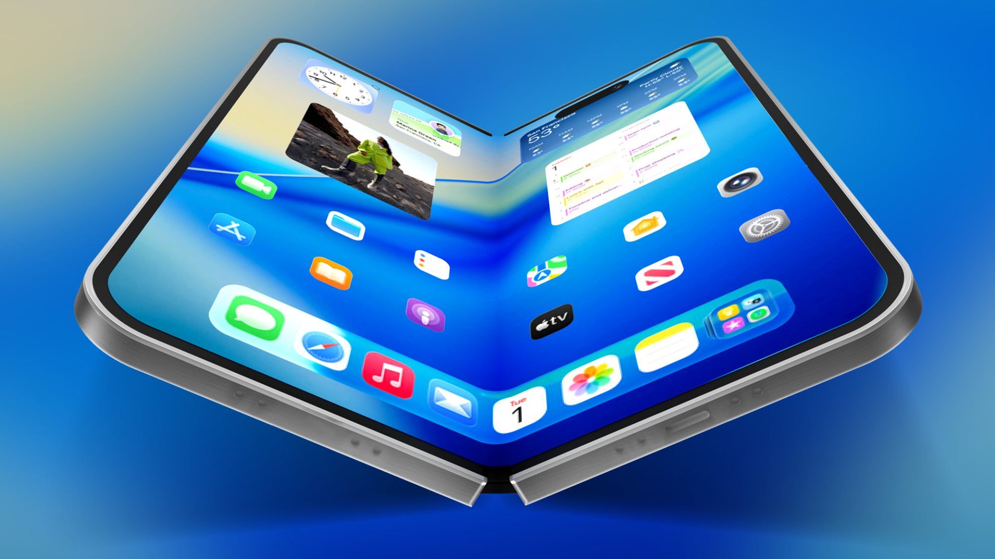 折叠 iPhone 新消息:苹果据称已找到压低折痕的关键办法
