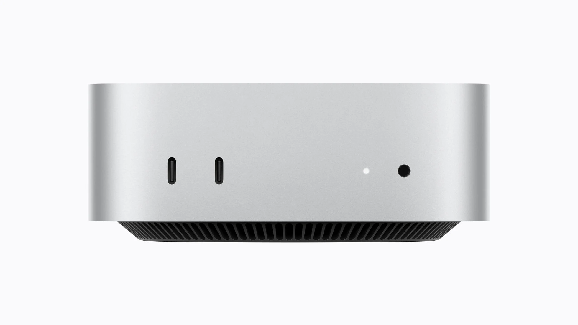 Mac mini 正面接口。