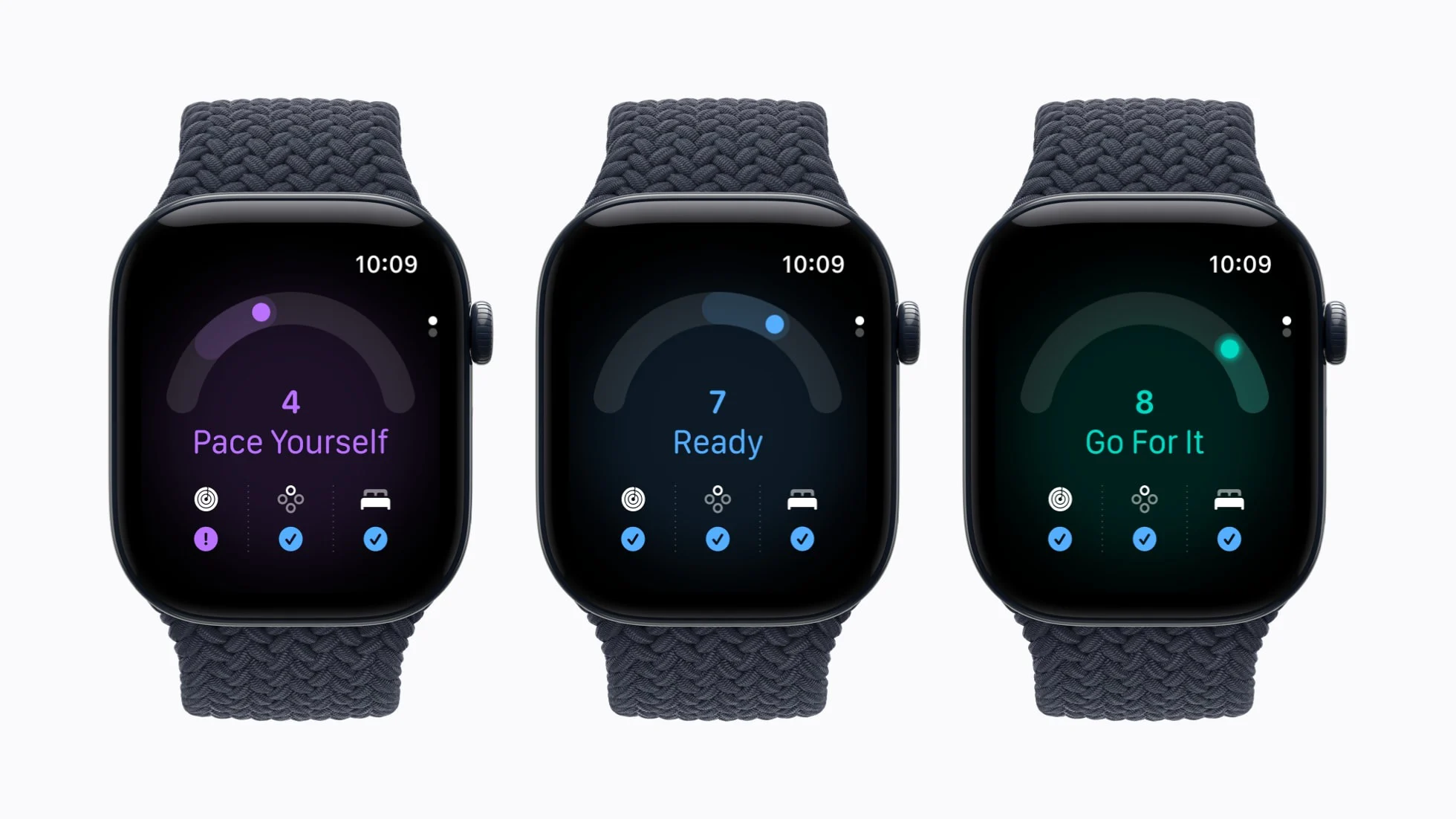 Apple Watch Series 12 准备指数界面示例