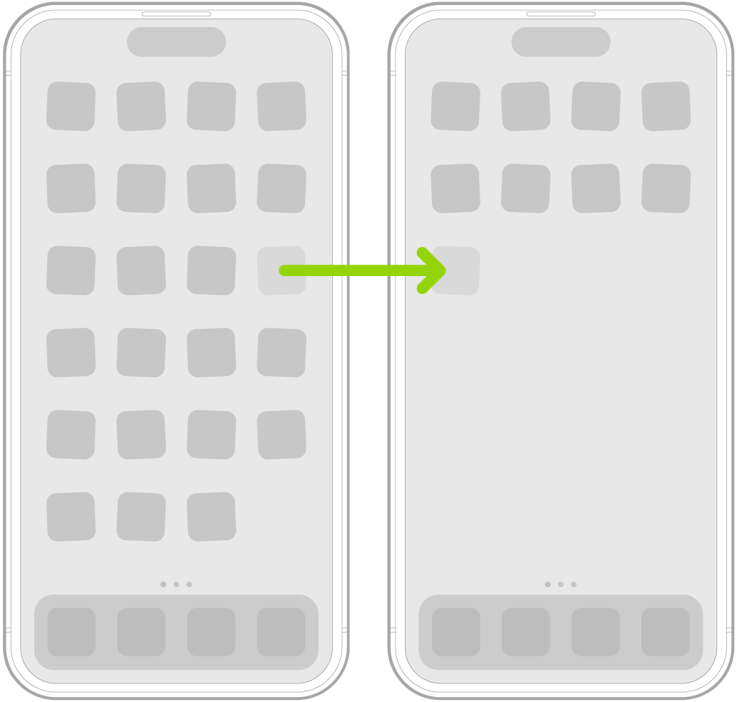 在 iPhone 主屏幕上移动 App 和小组件
