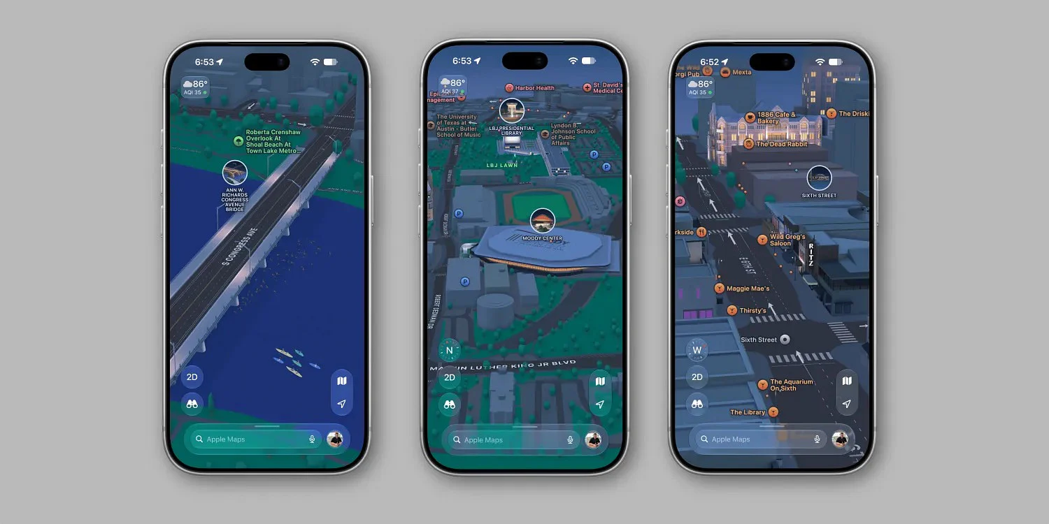 Apple 地图在德克萨斯州奥斯汀推出详细的城市体验