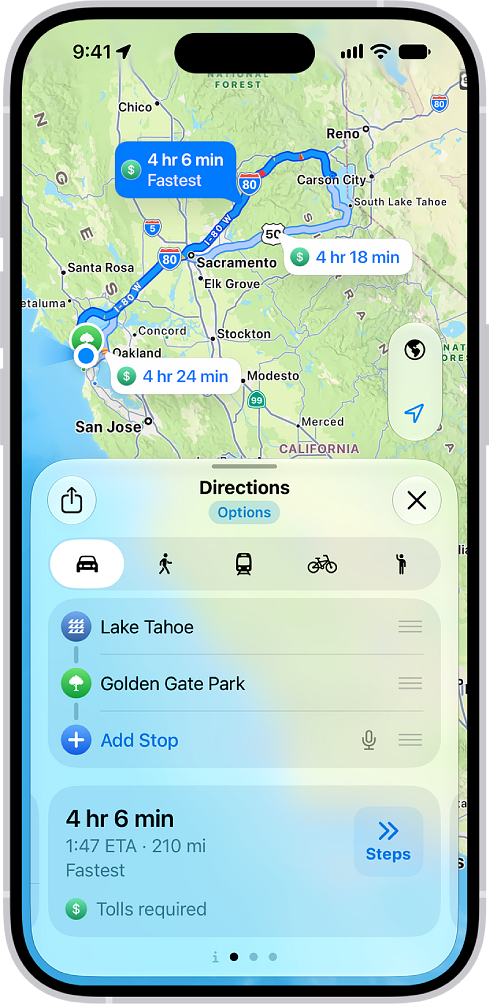 在 iPhone 上使用“地图”