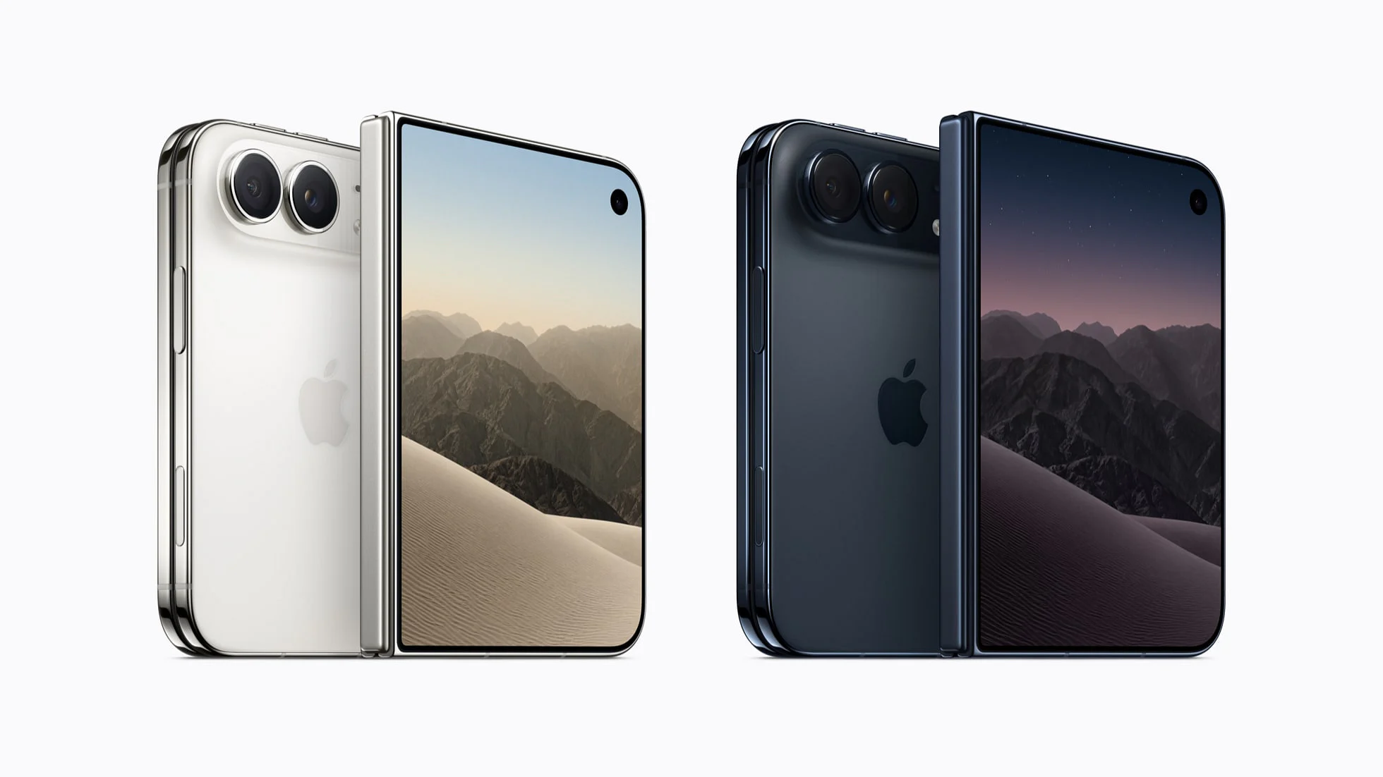 星光白色与夜空色 iPhone Duo