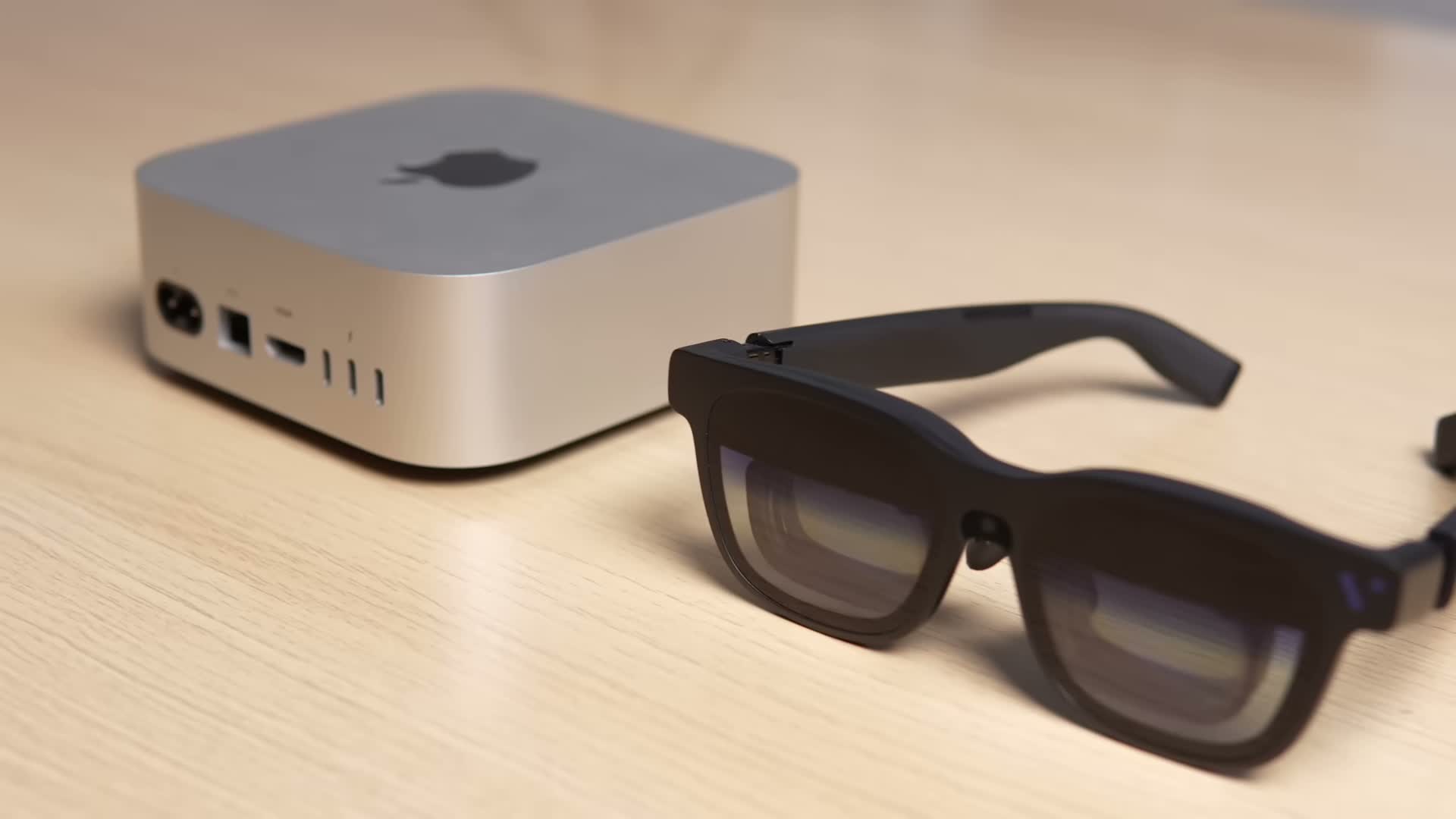 Mac mini 与 VITURE Beast XR 眼镜的最终组合展示