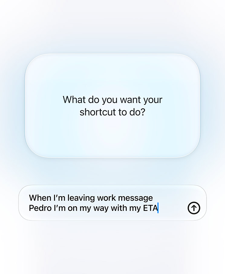 Apple Intelligence 生成快捷指令