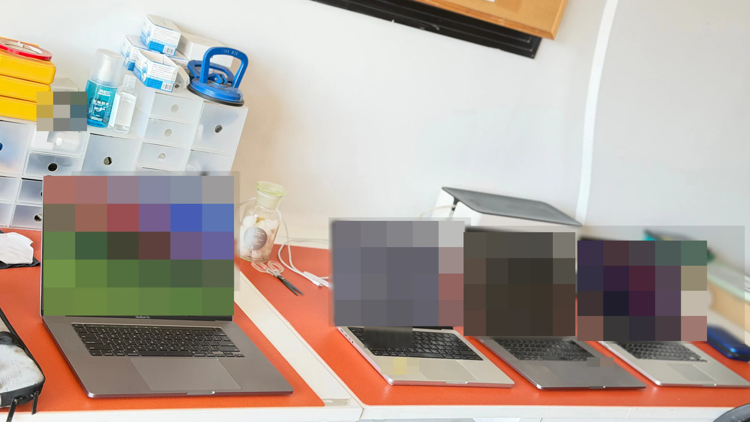 客户送修多台 Mac:软件、系统和硬件维修已完成,等待取机