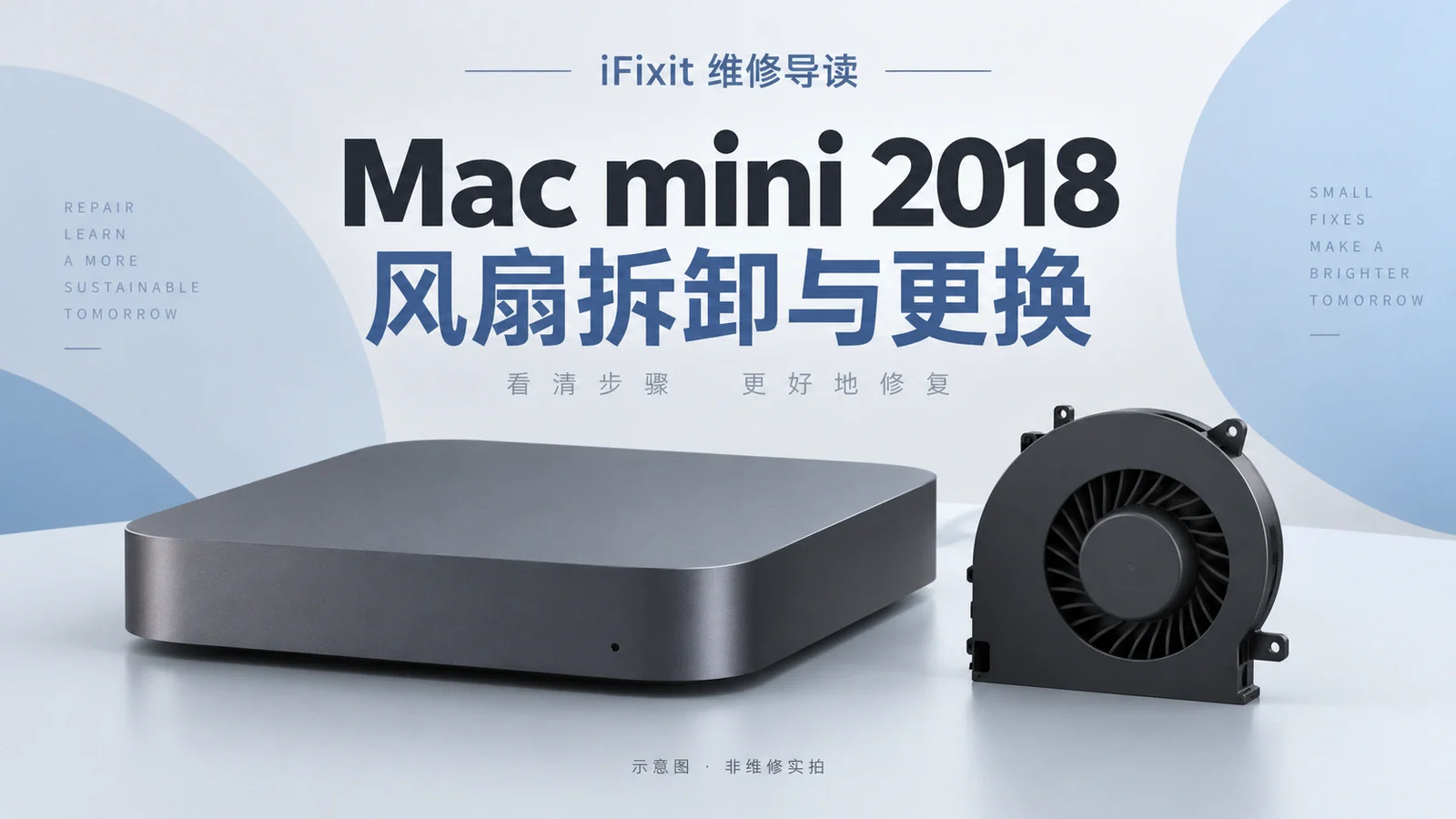 iFixit 维修导读:Mac mini 2018 风扇拆卸与更换