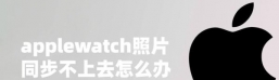 applewatch照片同步不上去怎么办