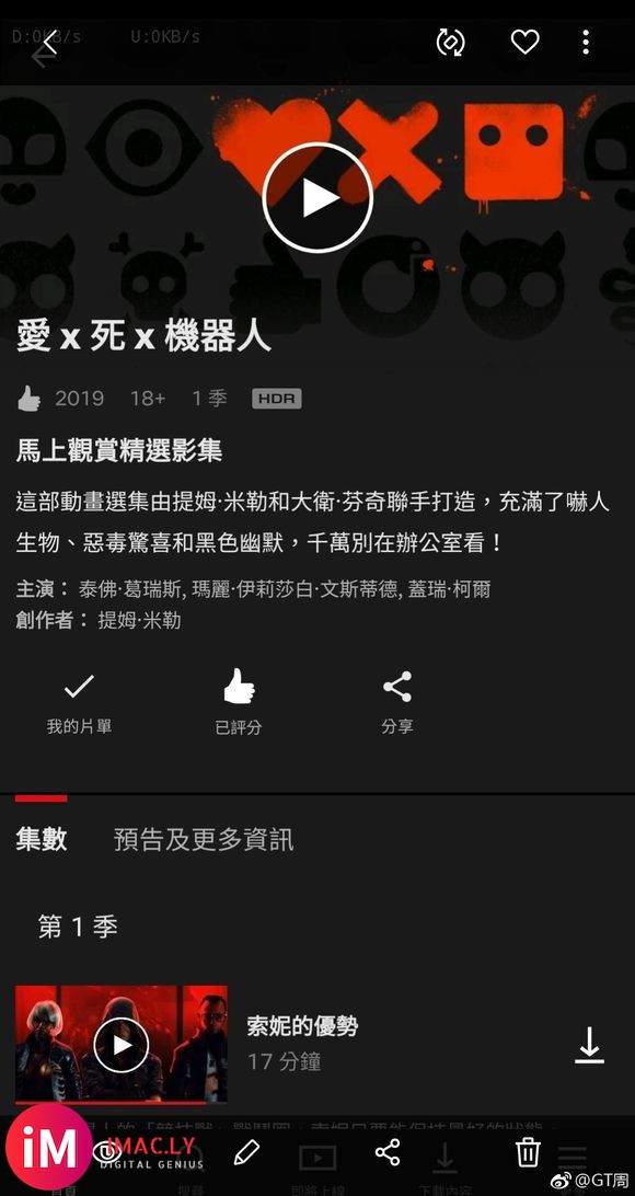 前几天奈飞放出了一部新剧集,《爱,死亡和机器人》,简称爱死机...-1.jpg