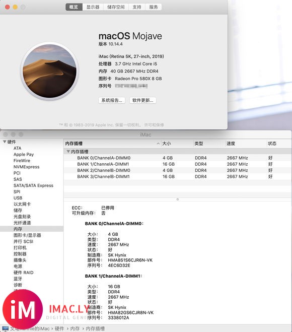 买的2019款27寸iMac自己加了32G海力士内存-5.jpg