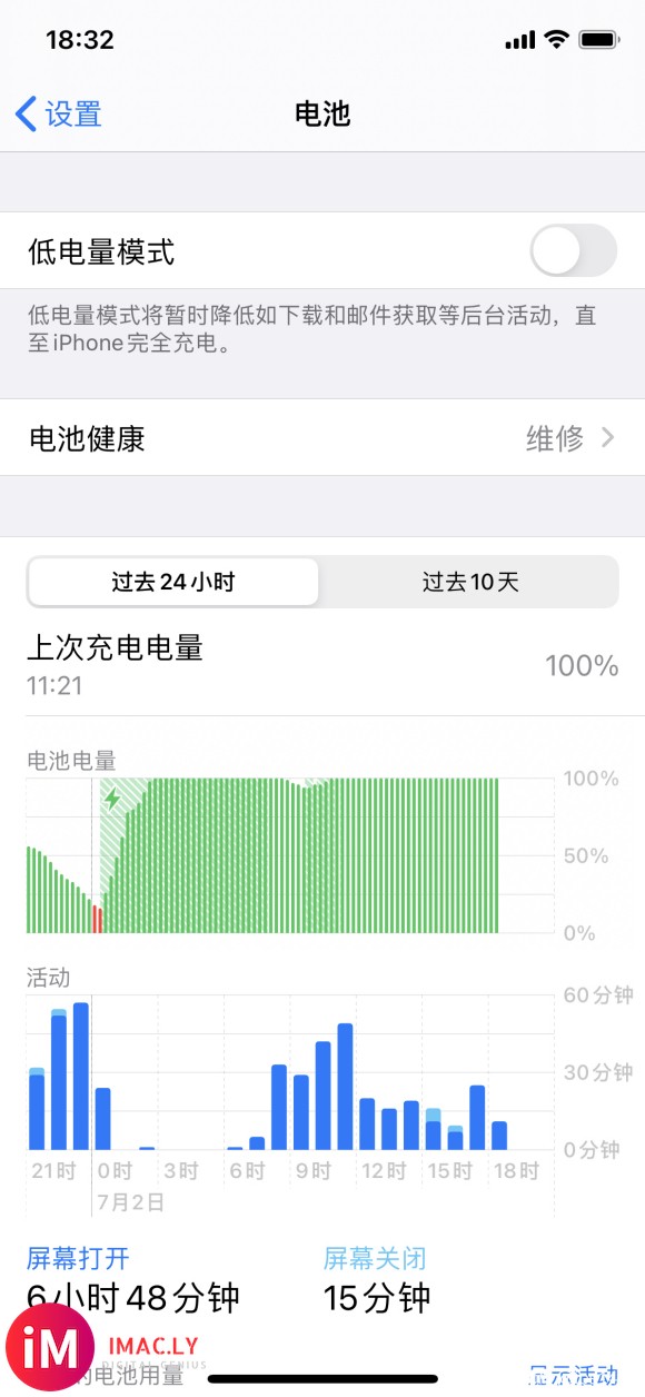 这怕是ios14最严重的bug了吧。。。电量一直100%-1.jpg