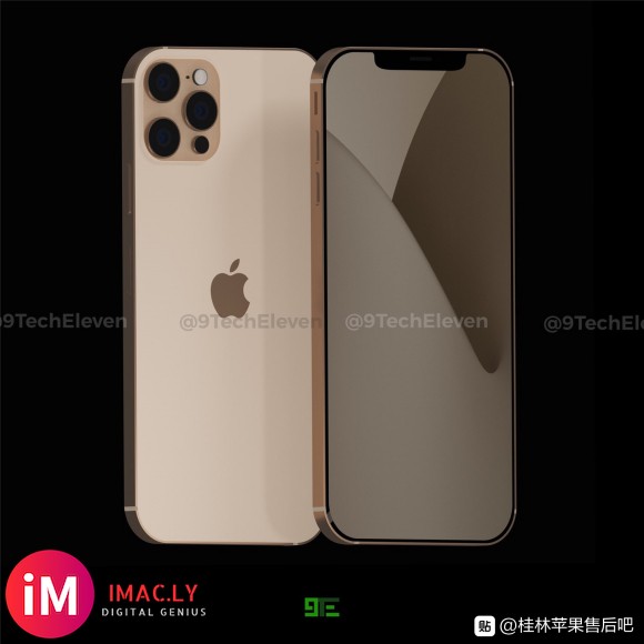 iPhone 12 Pro 最新渲染图曝光:上一代同款刘海,-2.jpg