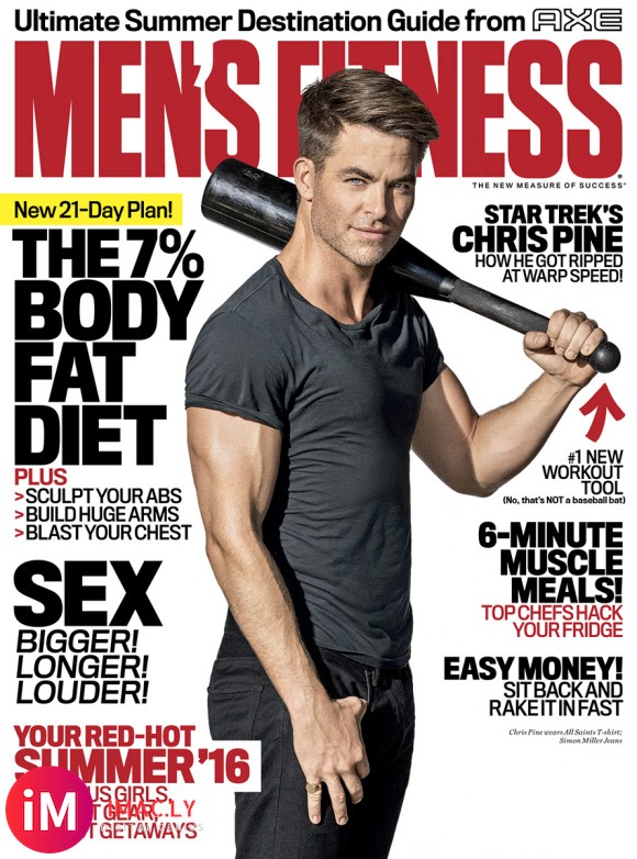 『Chris·派』Men&amp;#39;s Fitness Cover Shoot + 视频-1.jpg