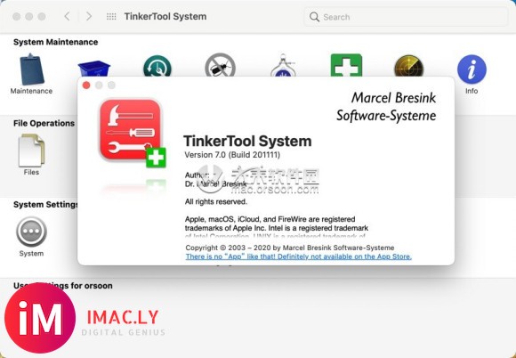 TinkerTool System Mac(系统设备维护工具)v7.0  支持11 big sur-1.jpg