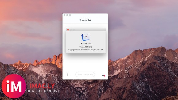 FocusList for Mac(简单易用的日程任务管理工具) v1.0.11激活版-1.jpg