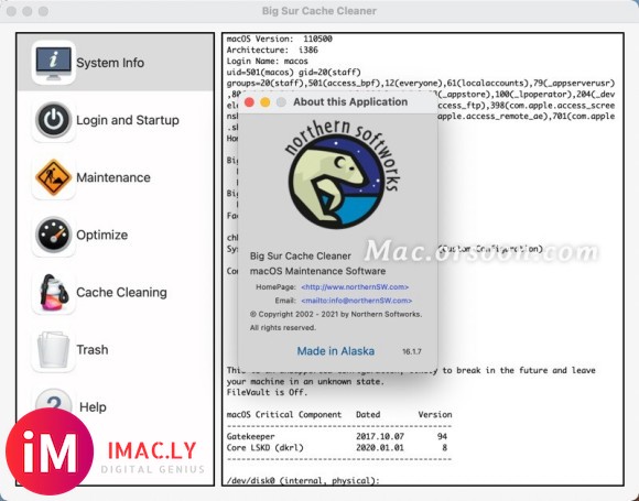 系统缓存清理维护工具:Big Sur Cache Cleaner for Mac(支持m1)-1.jpg