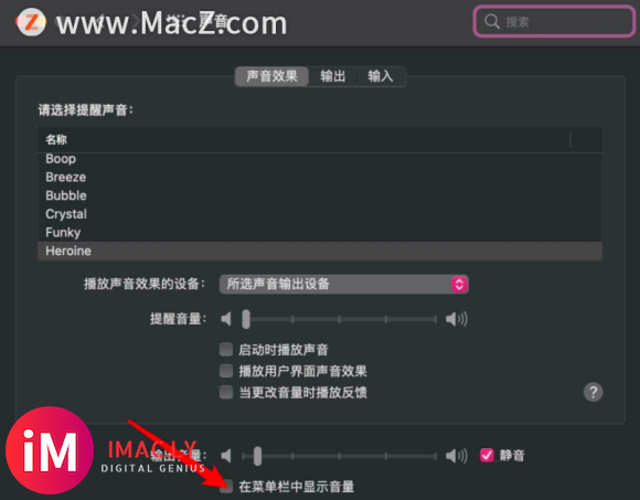 macOS big sur如何在菜单栏显示音量图标?-3.jpg