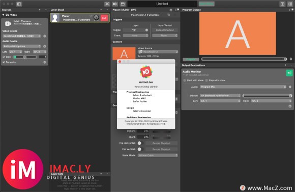 MimoLive for Mac(视频直播制作软件)兼容big sur v5.10b2特别版-1.jpg