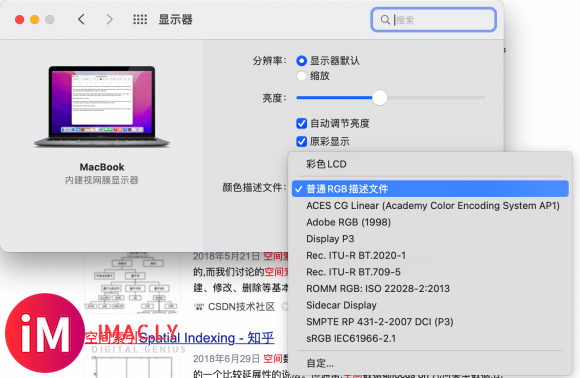 请问Big Sur默认的显示器颜色描述文件是啥?-1.jpg