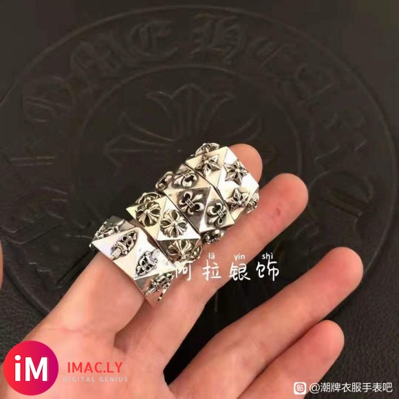 克罗心 Chrome hearts克罗心斜方十字戒指童军花-5.jpg