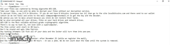 .SYMMYWARE勒索病毒解密 .SYMMYWARE文件后缀数据恢复-1.jpg
