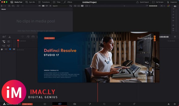 DaVinci Resolve Studio 17 for Mac(达芬奇调色视频剪辑软件)-1.jpg