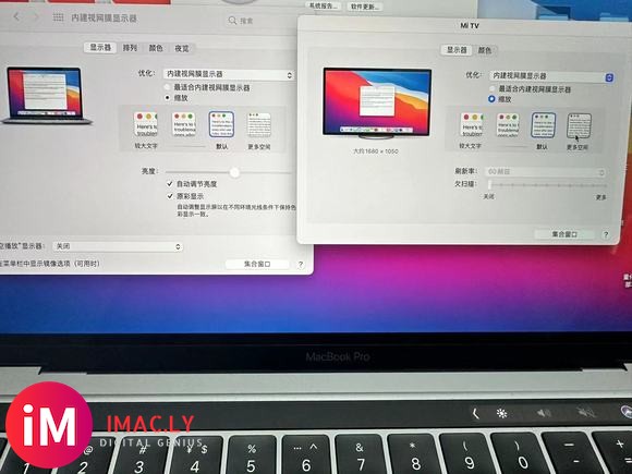 小米Redmi X55 连接macbookpro 无法调节分辨率且有黑边-1.jpg