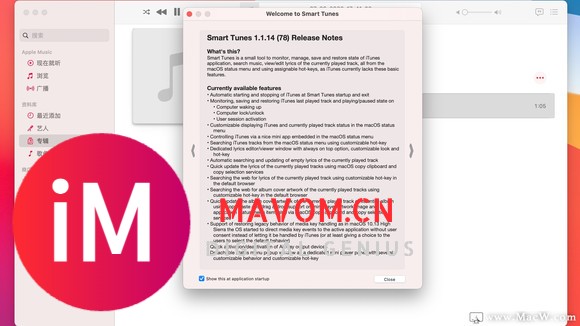 Smart Tunes mac(macOS菜单iTunes管理工具)-1.jpg