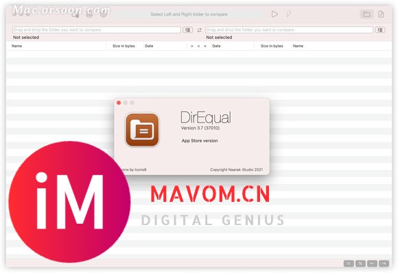 快速比较文件夹工具:DirEqual for Mac支持m1-1.jpg