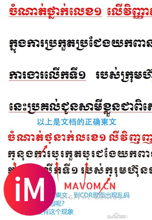 有哪位大神用CDR处理过外国文字乱码问题？求教了-1.jpg