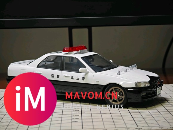 青岛社 Nissan Skyline er34 琦玉县警涂装-7.jpg