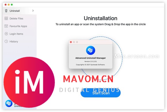 专业mac卸载工具:Advanced Uninstall Manager Mac 支持M1-1.jpg