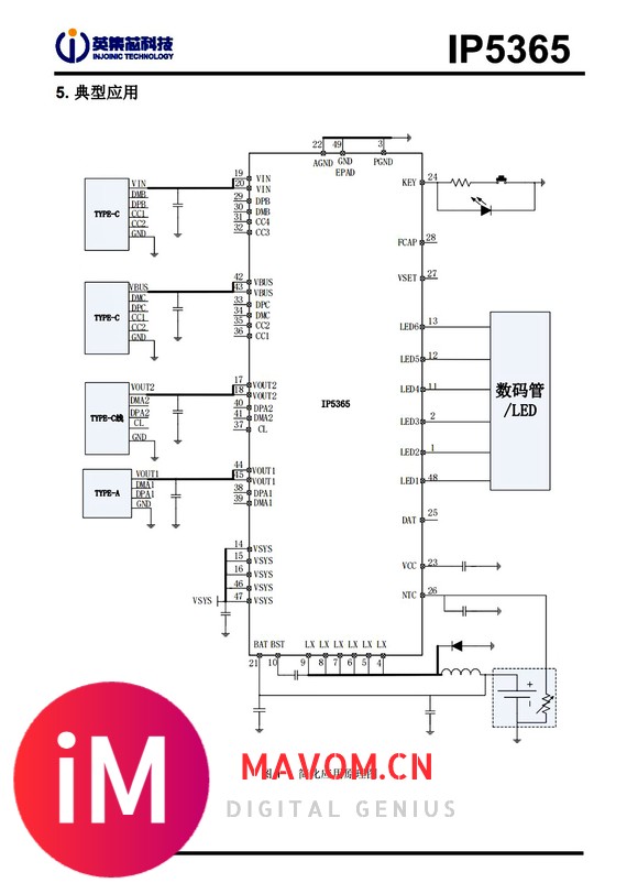 IP5365为移动电源提供快充解决方案的22.5W大功率电源管理SOC芯片-3.jpg