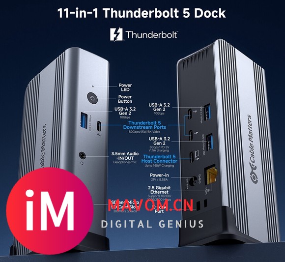 Cable Matters 推出 Thunderbolt 5 扩展坞-1.jpg